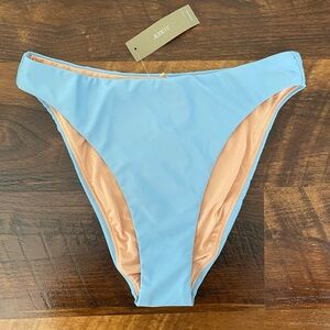 NWT J. Crew Women's Blue Cheeky Bikini Bottom